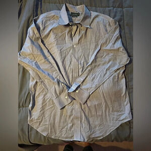 Lauren Ralph Lauren non iron men’s shirt houndstooth 17 1/2 34-35